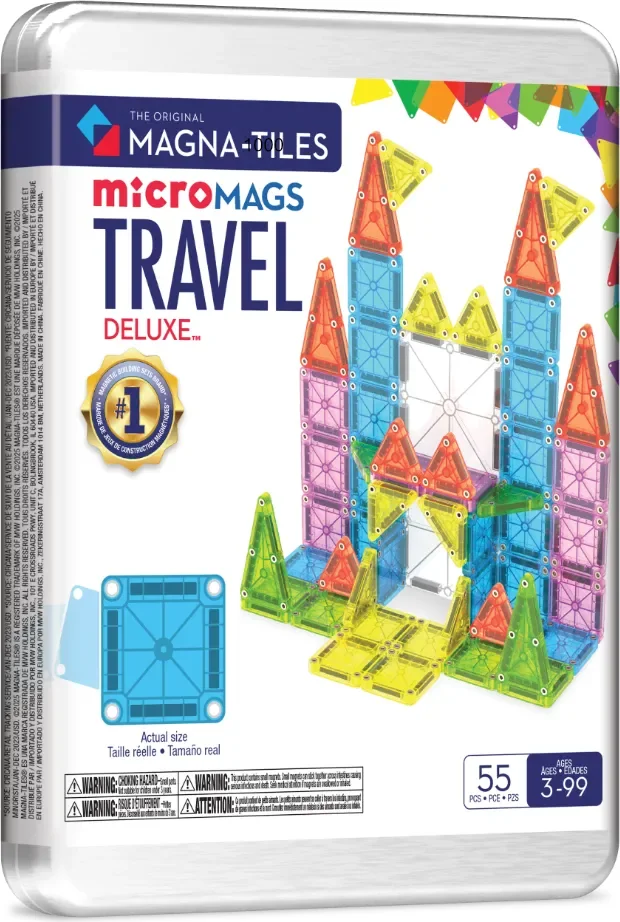 Magna-Tiles Deluxe Travel Set 55 pcs