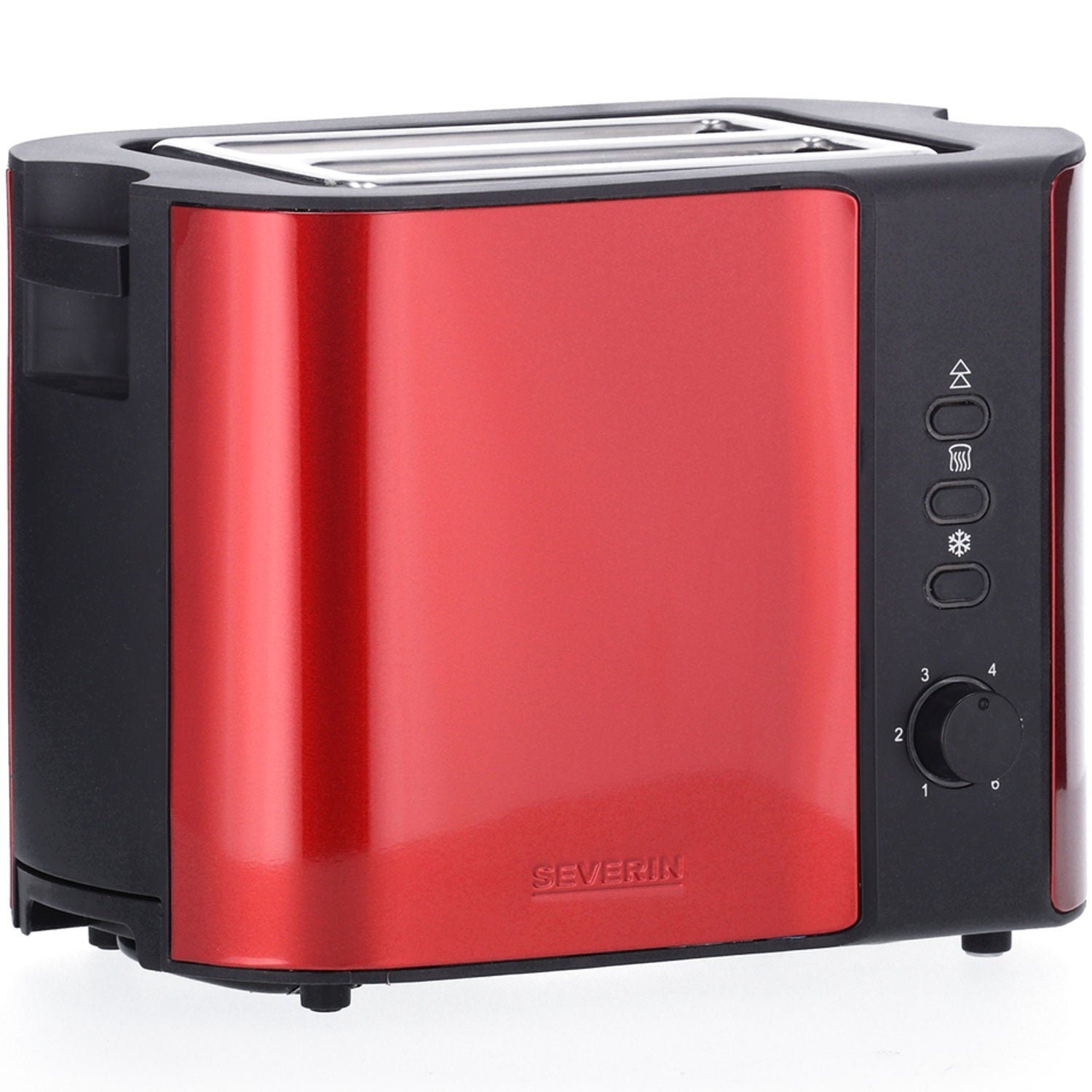Severin Brödrost 2skivors AT2217 Chilli röd Metall 800w