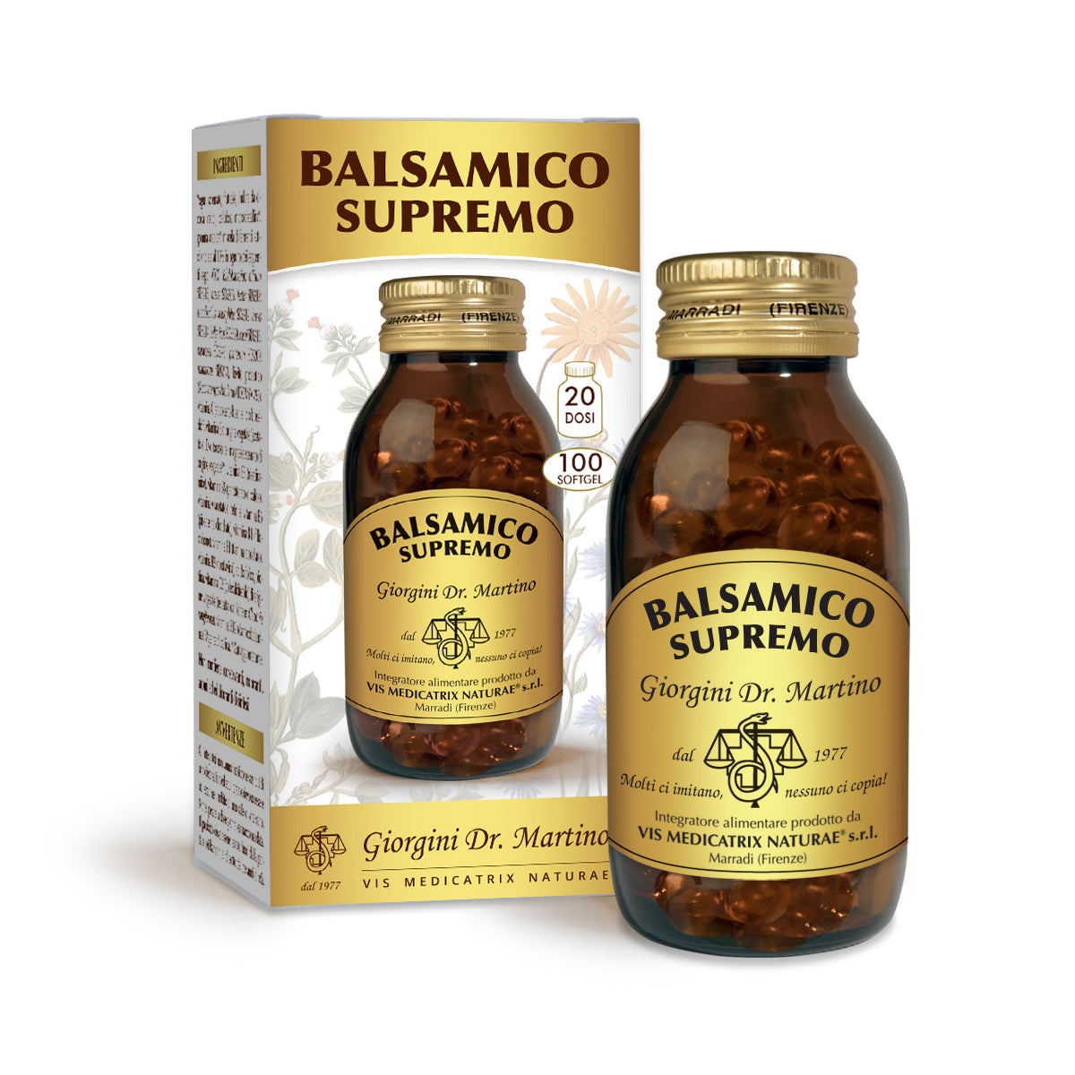 Dr Giorgini Supreme Balsamico 83 g - 100 pehmeäkapselia à 830 mg