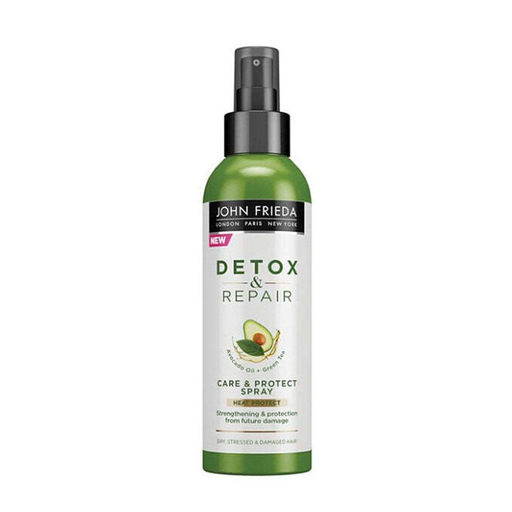 John Frieda, Detox & Repair, avokadoöljy, hiuslakka, lämpösuoja, 100 ml