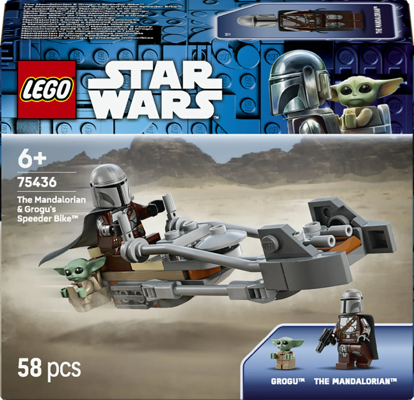 LEGO Star WarsTM – The Mandalorian & Grogun Speeder BikeTM (75436)