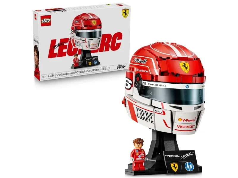 LEGO Editions 43014 Scuderia Ferrari HP ‑kypärä - Charles Leclerc