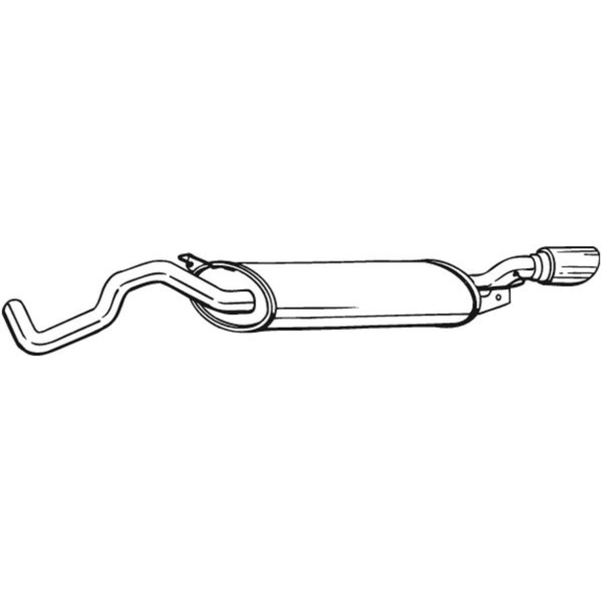 Takaäänenvaimentaja BOSAL 281-505