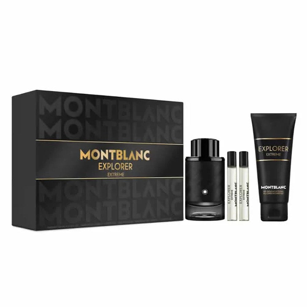 Montblanc Explorer Extreme Eau De Parfum Spray 100ml Setti 4 Kappaletta