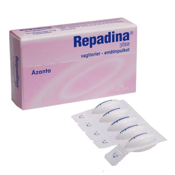 Repadina Plus 10 mg emätinpuikko 10 kpl