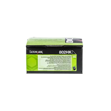 Lexmark Lexmark 802HK Värikasetti musta 80C2HK0 Vastaa: N/A