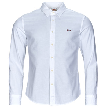 LEVI'S ® Paita 'Battery Housemark Slim Fit Shirt' punainen / valkoinen