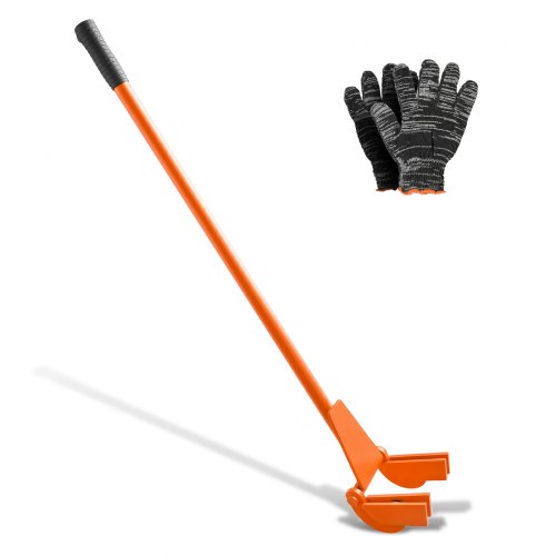VEVOR Pallet Buster Tool, 1 m Carbon Steel Handle Wrecking Pry Bar, 907 kg Weight Capacity, Heavy Duty Deck Board Removal Tool, Breaker Bar for Flooring, Framing, Roofing, Trim, Drywall