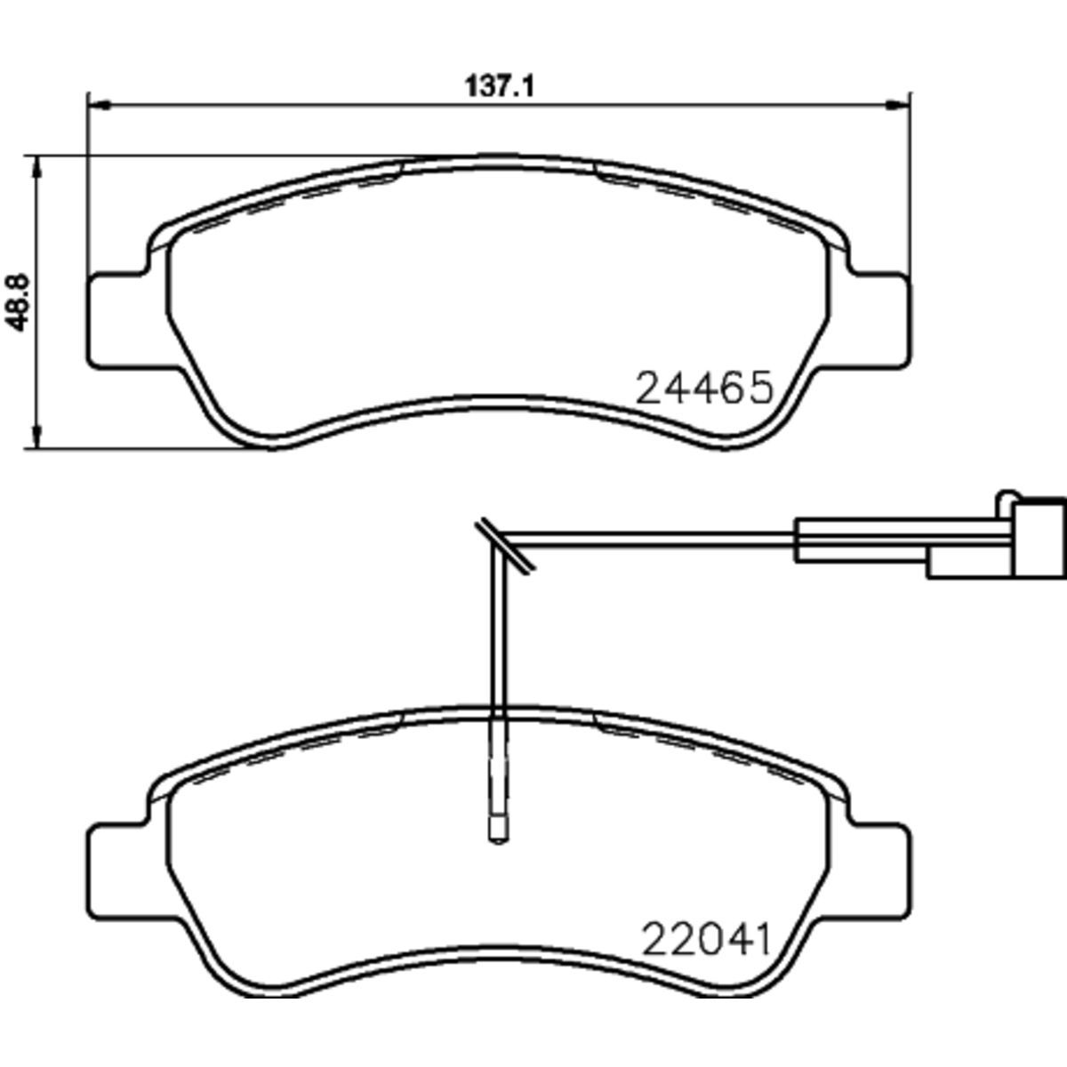 Jarrupalat, levyjarru BREMBO P 61 125