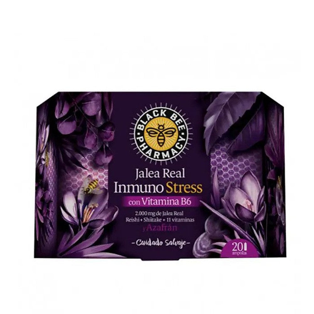 Black Bee Royal Jelly Immuno Stress 20 injektiopulloa