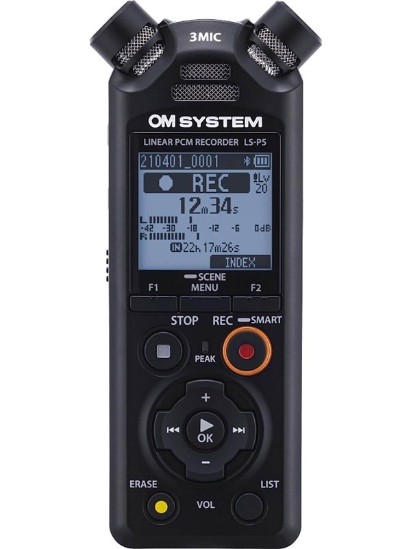 Olympus OM system LS-P5 Kit - voice recorder - 16 GB