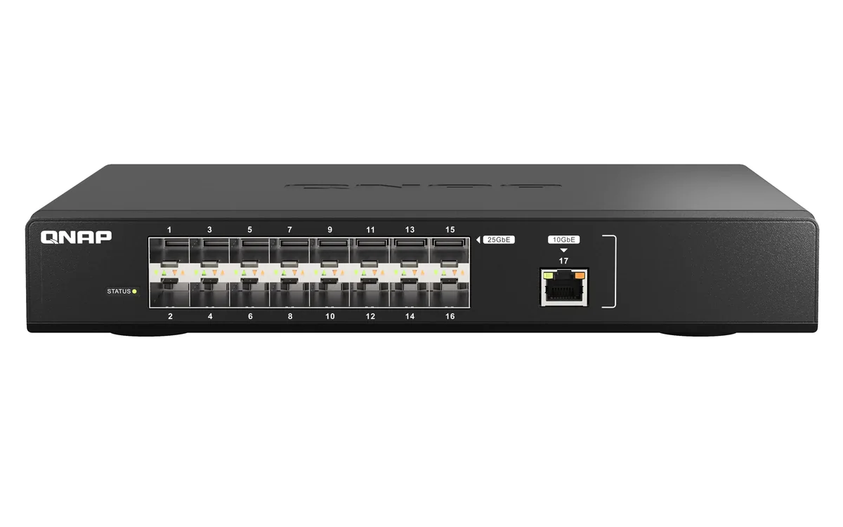 Qnap Qsw-m5216-1t Verkkokytkin Hallittu L2 Musta