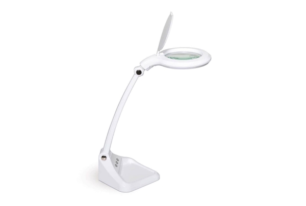 MAULiris LED-suurennusvalaisin, himmennettävä, valkoinen