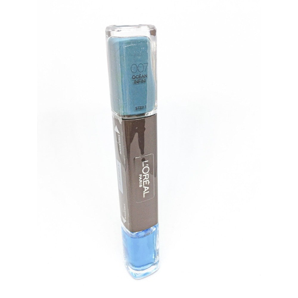 L'Oreal Paris 2 in 1 Infallible Kynsilakka 007 Ocean Infinit 2 x 5 ml
