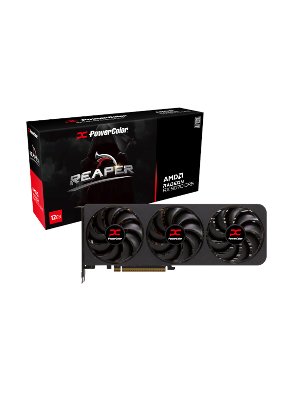 PowerColor Radeon RX 9070 GRE Reaper OC 12 Gt -näytönohjain