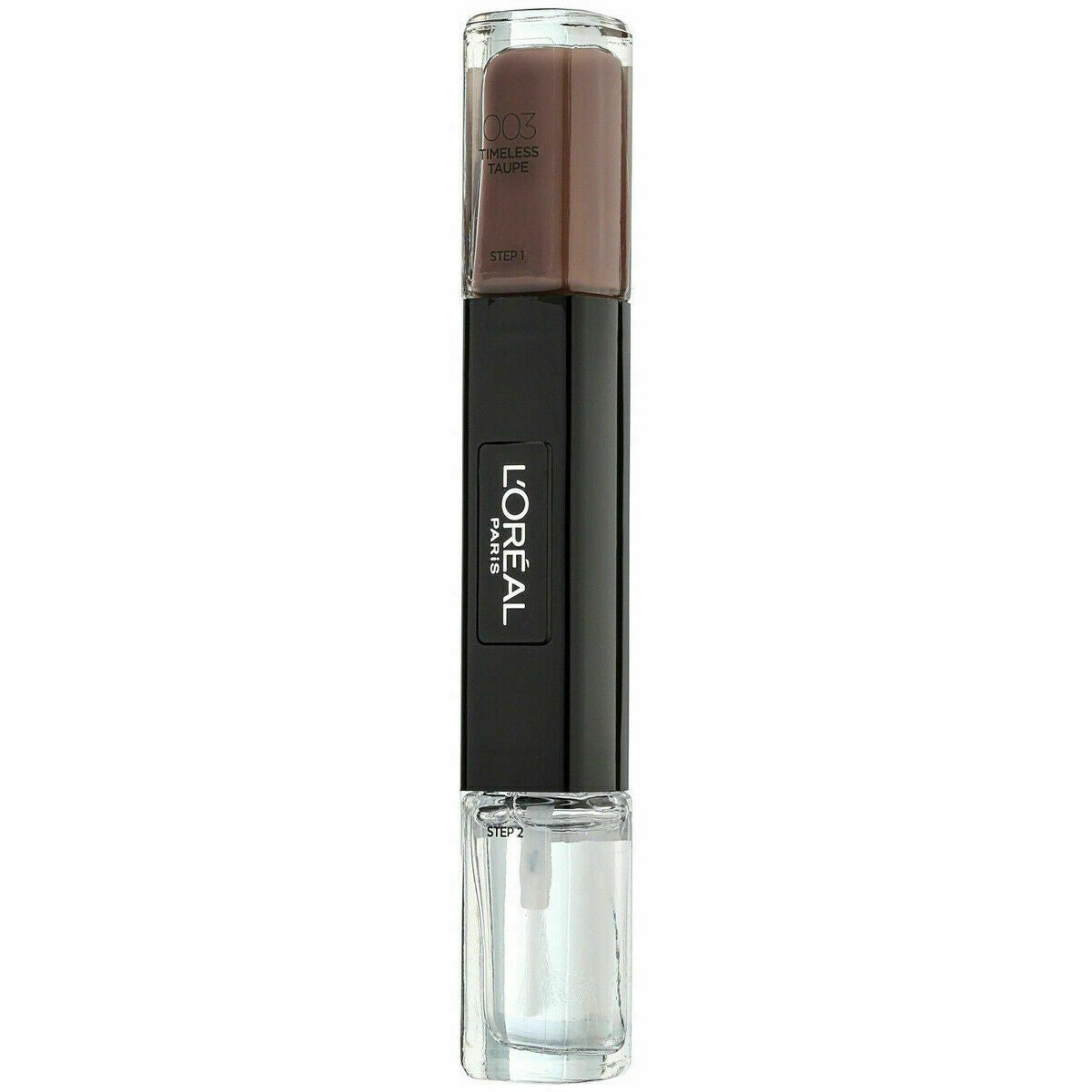 L'Oreal Paris 2 in 1 Infallible Gel Effect -kynsilakka 003 Timeless Taupe 2 x 5 ml