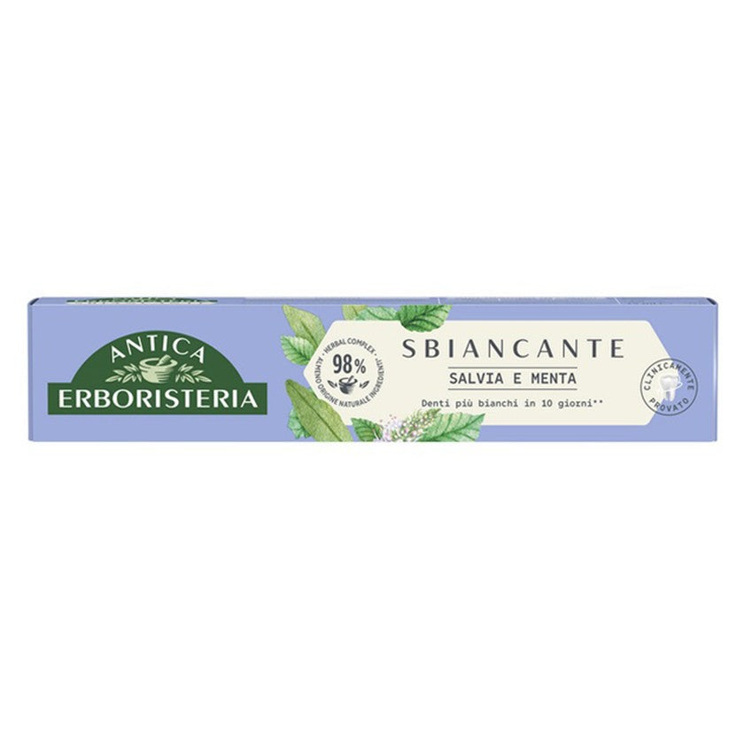 Antica erboristeria Valkaiseva hammastahna salvia ja minttu 75 ml