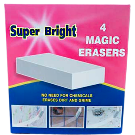 Super Bright Magic Erasers Nano Sponge - 4 kpl.