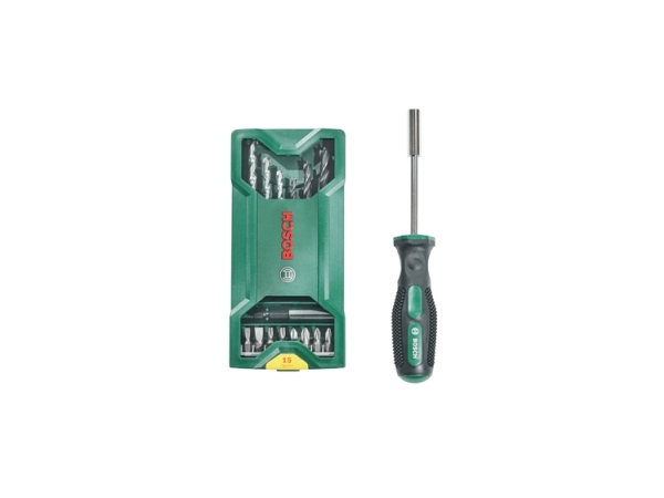 Bosch 2 607 017 654 screwdriver bit set 15 pcs