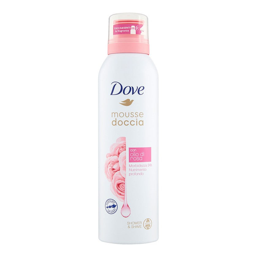Dove Kosteuttava suihkuvaahto Ruusu