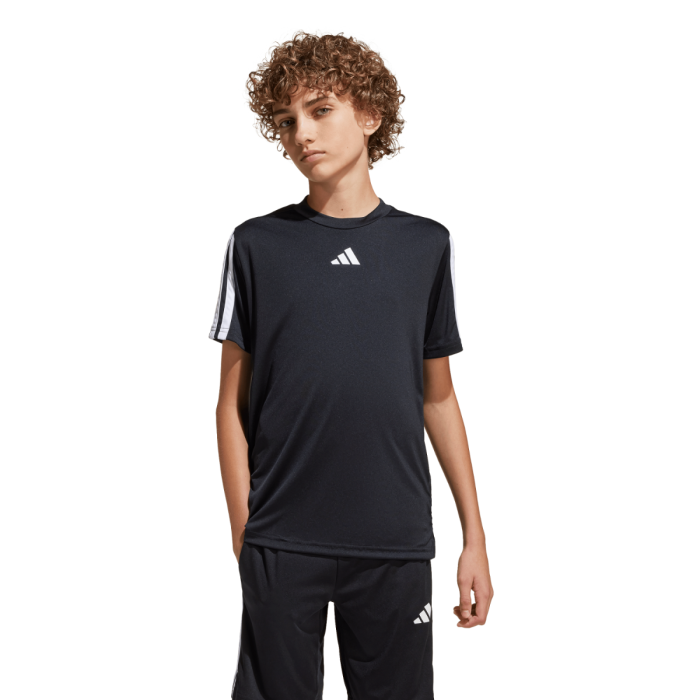 adidas Training Essential 3S SS Tee K. 128 Musta Lapset
