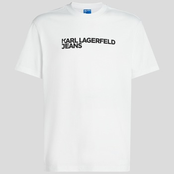 KARL LAGERFELD JEANS Paita musta / valkoinen