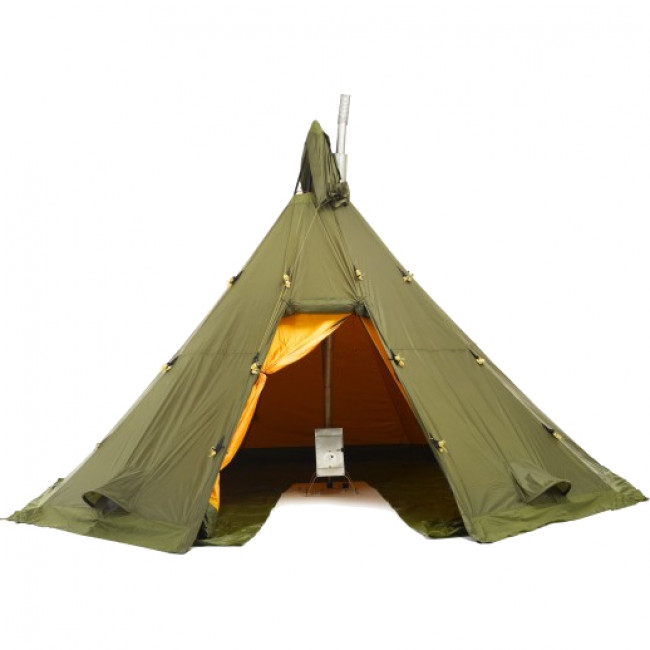 Helsport Lavvu 8-10 Floor, telttalattia, keltainen