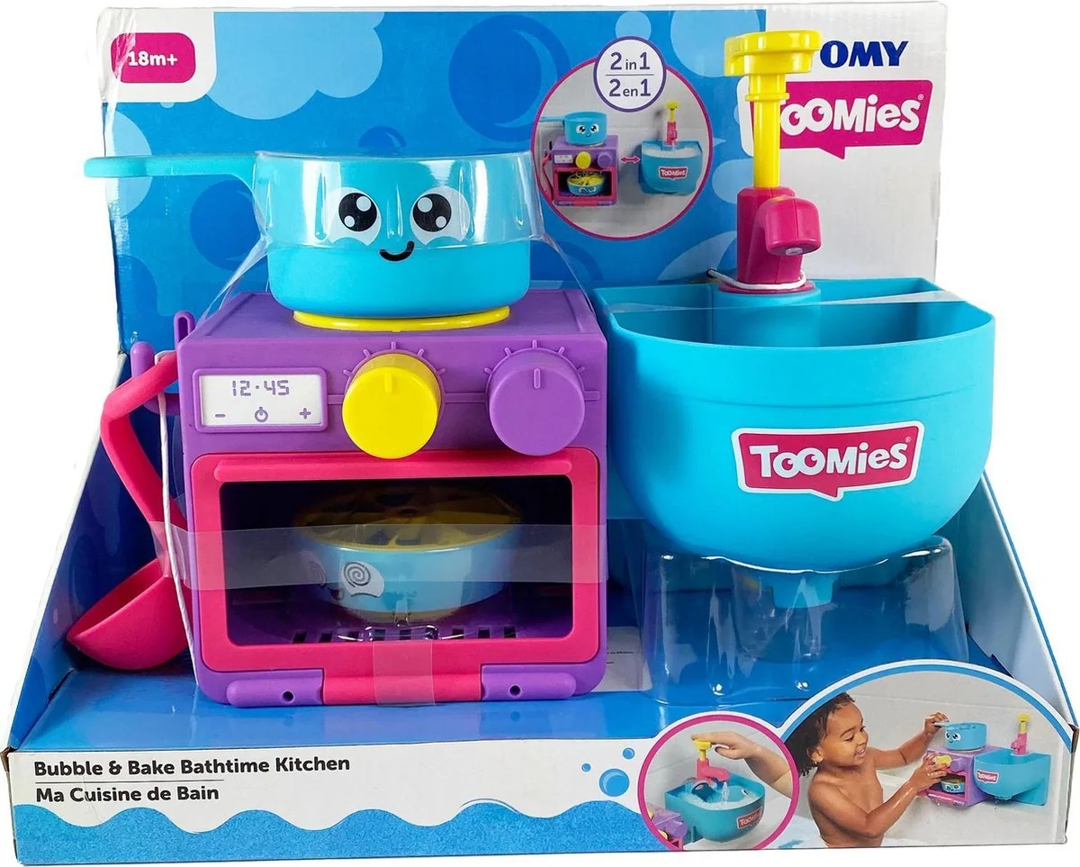 Tomy Toomies Bubble & Bake Bathtime Kitchen Bath Toy