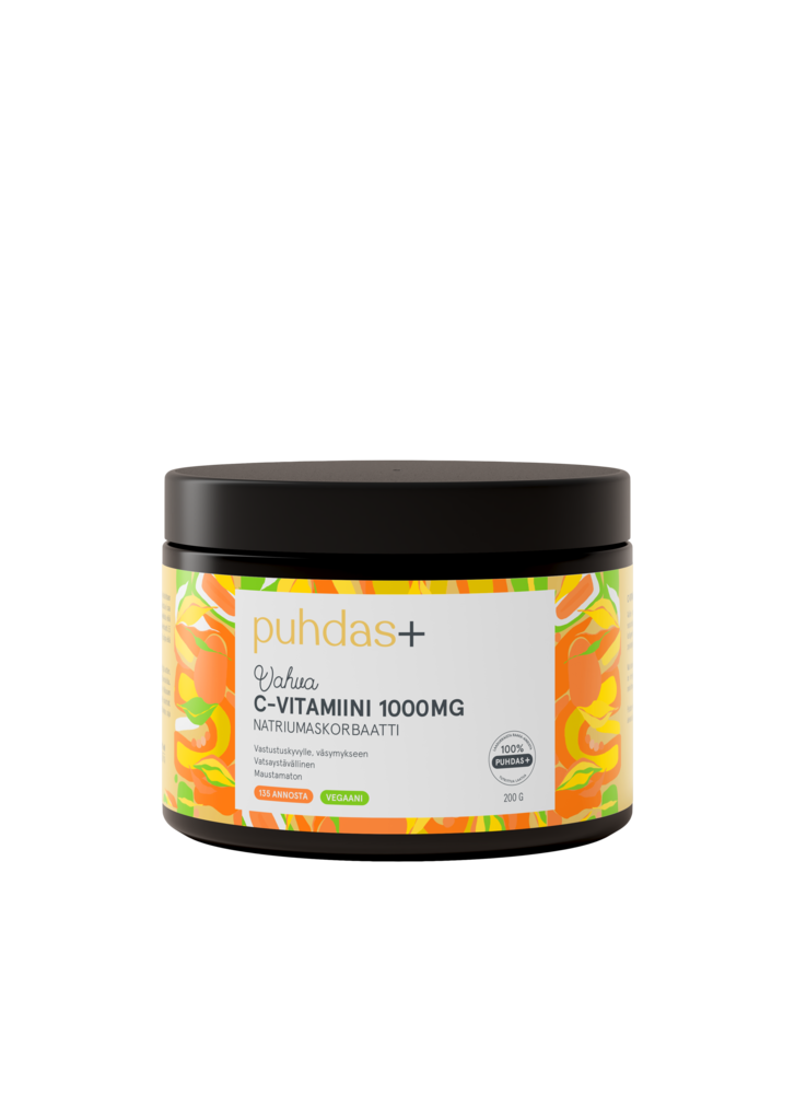 Puhdas+ C-vitamiini 1000 mg 200 g