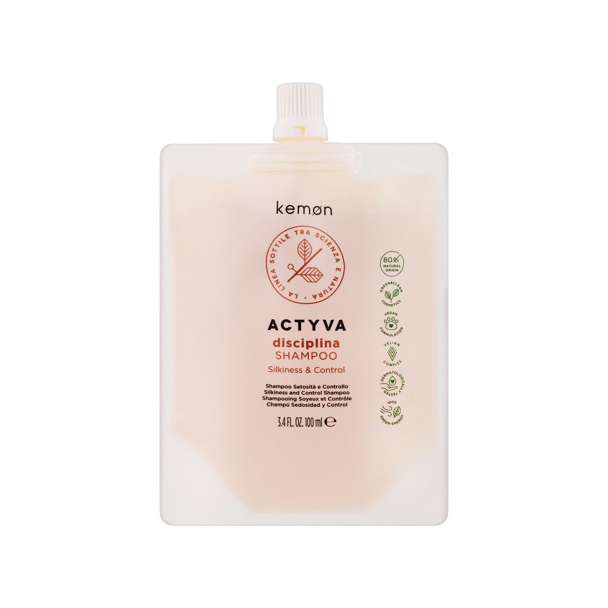 Kemon Actyva Disciplina Shampoo Busta Ricarica — Shampoo