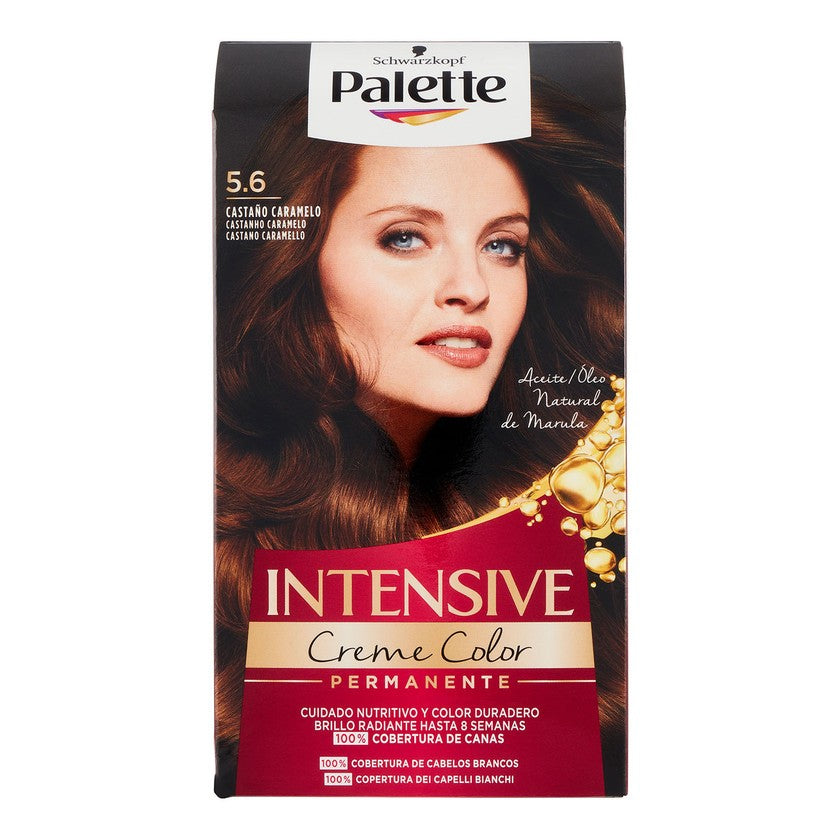 Palette Intensive Creme Color Permanentti 5.6 Karamellinruskea