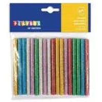 Liimapuikko Ø 7 mm 18 kpl glitter Playbox