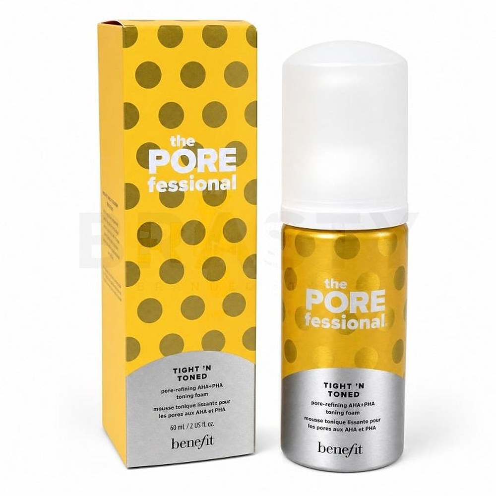 Benefit POREfessional Tight 'N Toned Pore Refining AHA + PHA Toning Facial Mousse - 60 ml