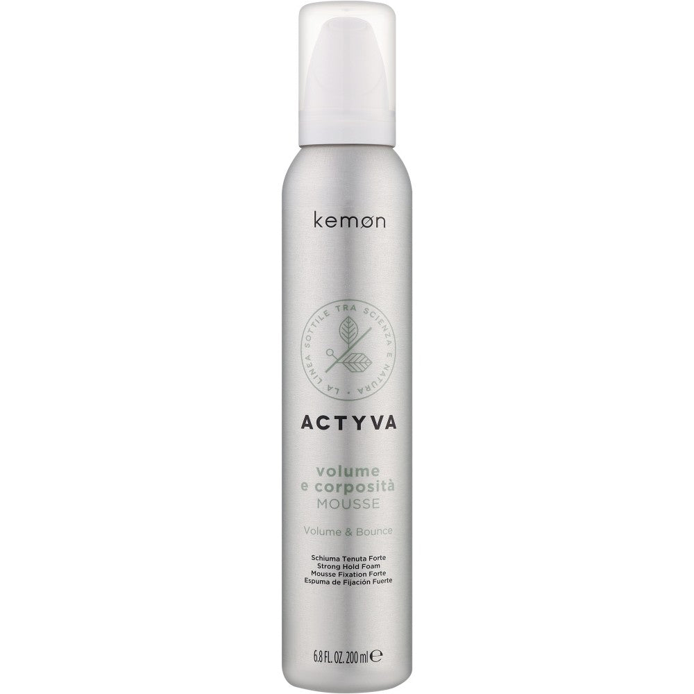 Kemon Actyva Volume e Corposità Mousse Fissazione Forte 200ml — Mousse capelli