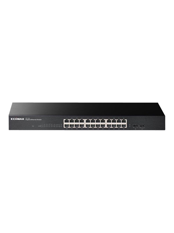 26-porttinen Gigabit Switch kahdella SFP-portilla