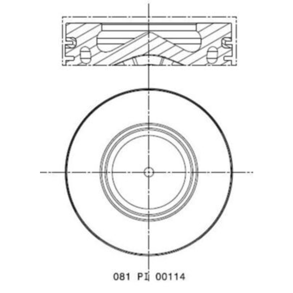 Männät MAHLE 081 PI 00114 000