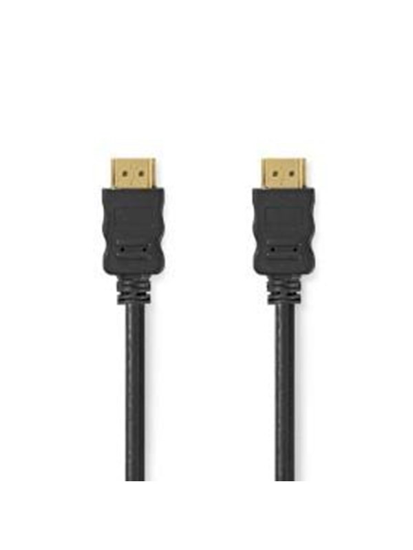 High Speed HDMI TM Kaapeli Ethernet | HDMITM liitin | HDMITM liitin | 4K@30Hz | ARC | 10.2 Gbps | 30.0 m | Pyöreä | PVC | Musta |