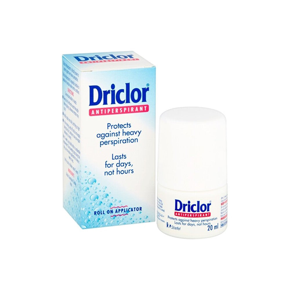 Driclor Roll-on antiperspiranttiliuos liiallista hikoilua vastaan 20 ml