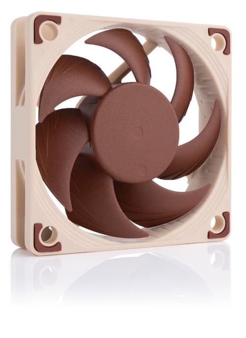 Noctua NF-A6x15 5V -kotelotuuletin, 60 x 60 x 15 mm, Beige/Ruskea