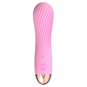 Cuties - Minivibraattori, pinkki, ladattava, silikoninen