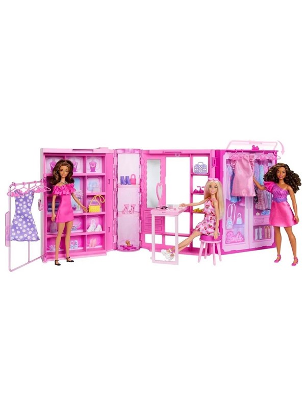 Barbie Fashion Fun Dream Closet nuken kanssa