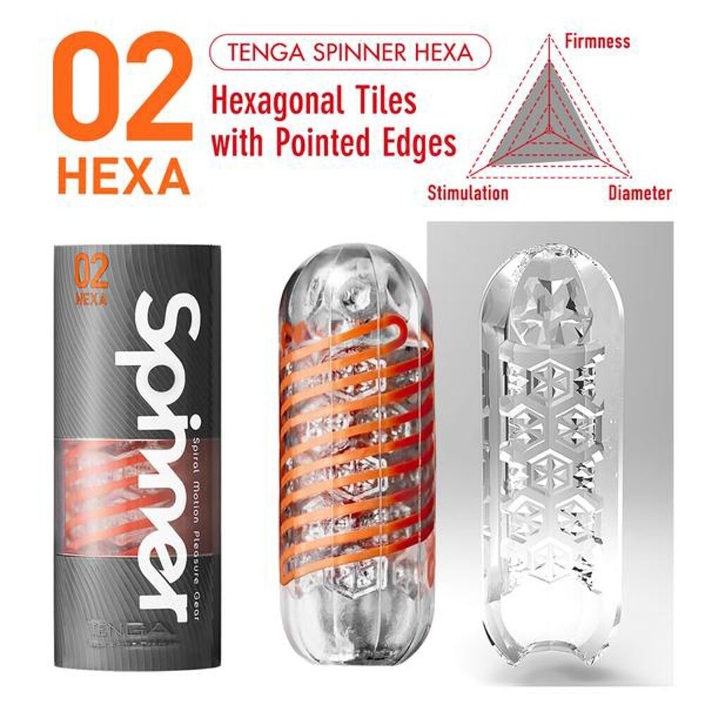 Tenga Spinner 02 Hexa Masturbaattori