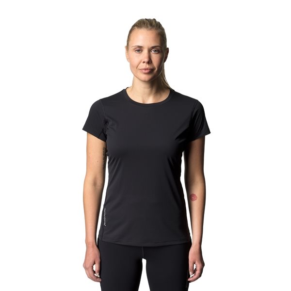 Houdini W's Pace Air Tee True Black - XS