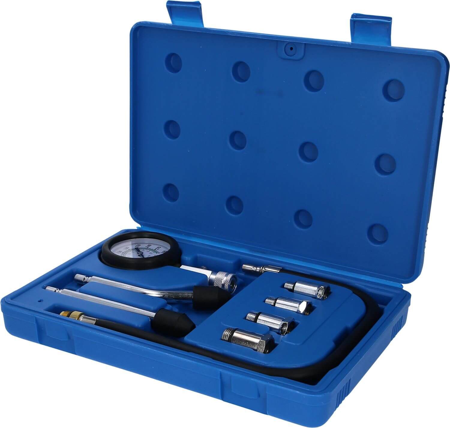 Puristuksen testaussarja bensiinimoottoreille, 8-os, Brilliant Tools