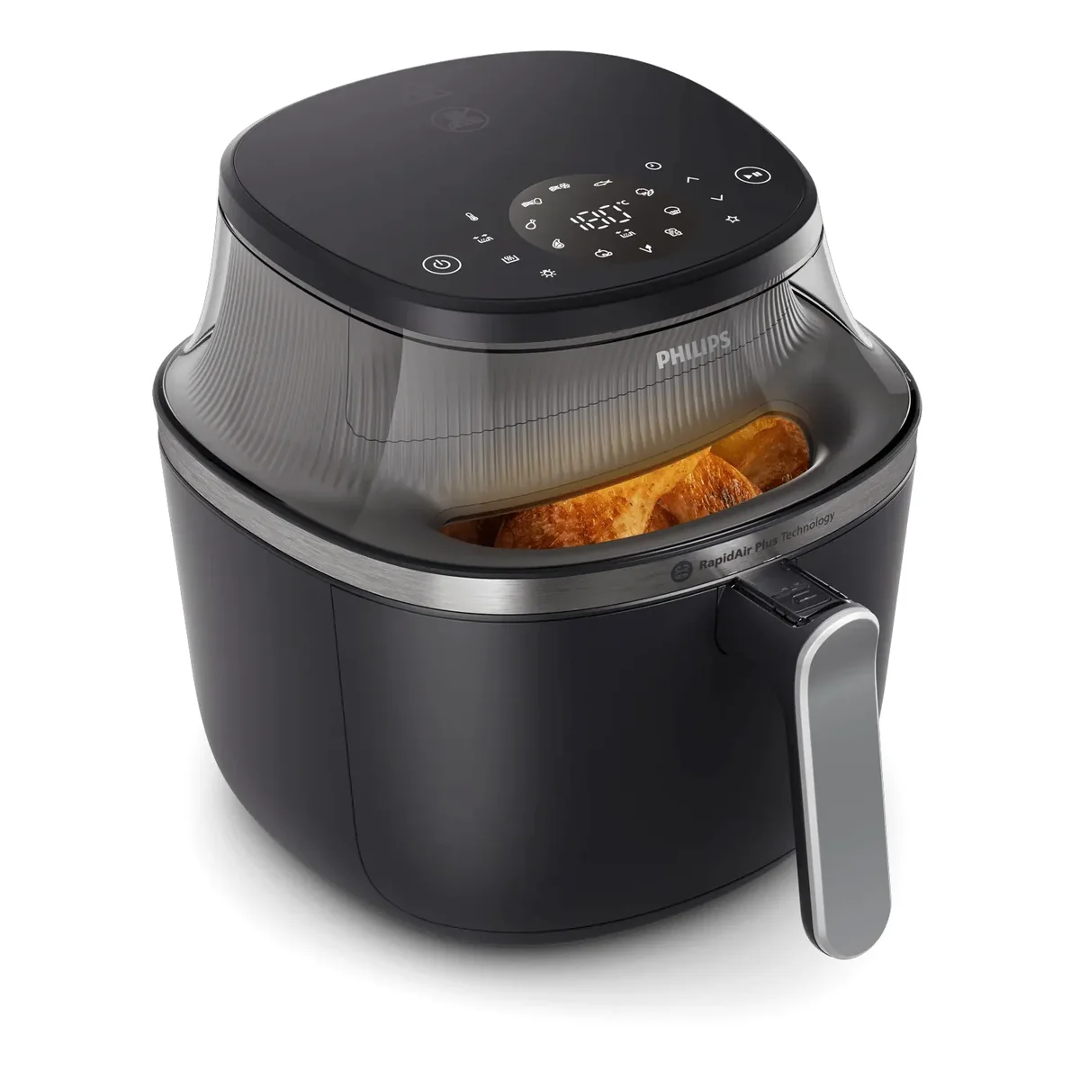 Philips 3000 series Airfryer 6,2 l, Kuumakiertoilmakypsennin, 6,2 L, 1 kg, Rapid Air, 40 °C, 200 °C