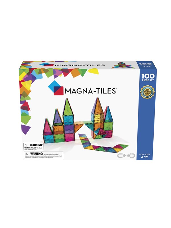 Magna-Tiles Clear Colours 100 pcs