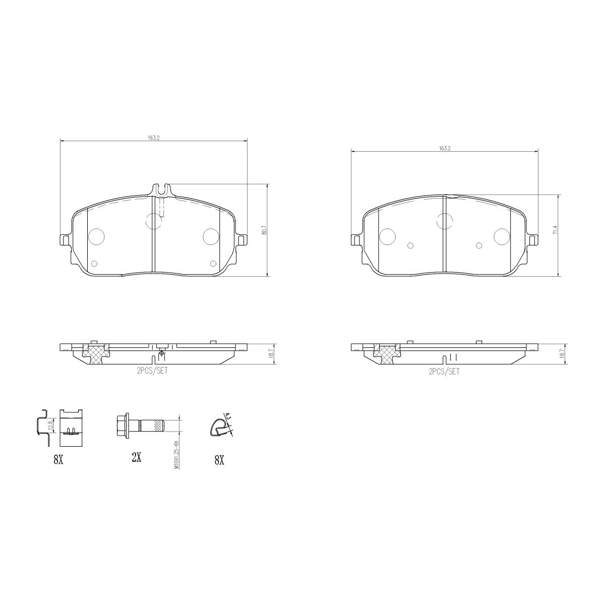 Jarrupalat, levyjarru BREMBO P 50 152