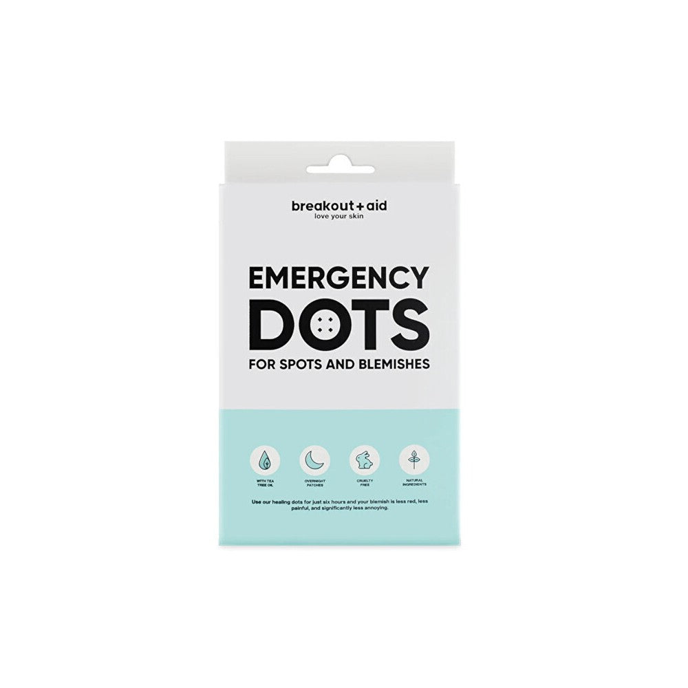 Breakout+aid Laastarit herkälle, akneen taipuvaiselle iholle Emergency Dots 72 kpl