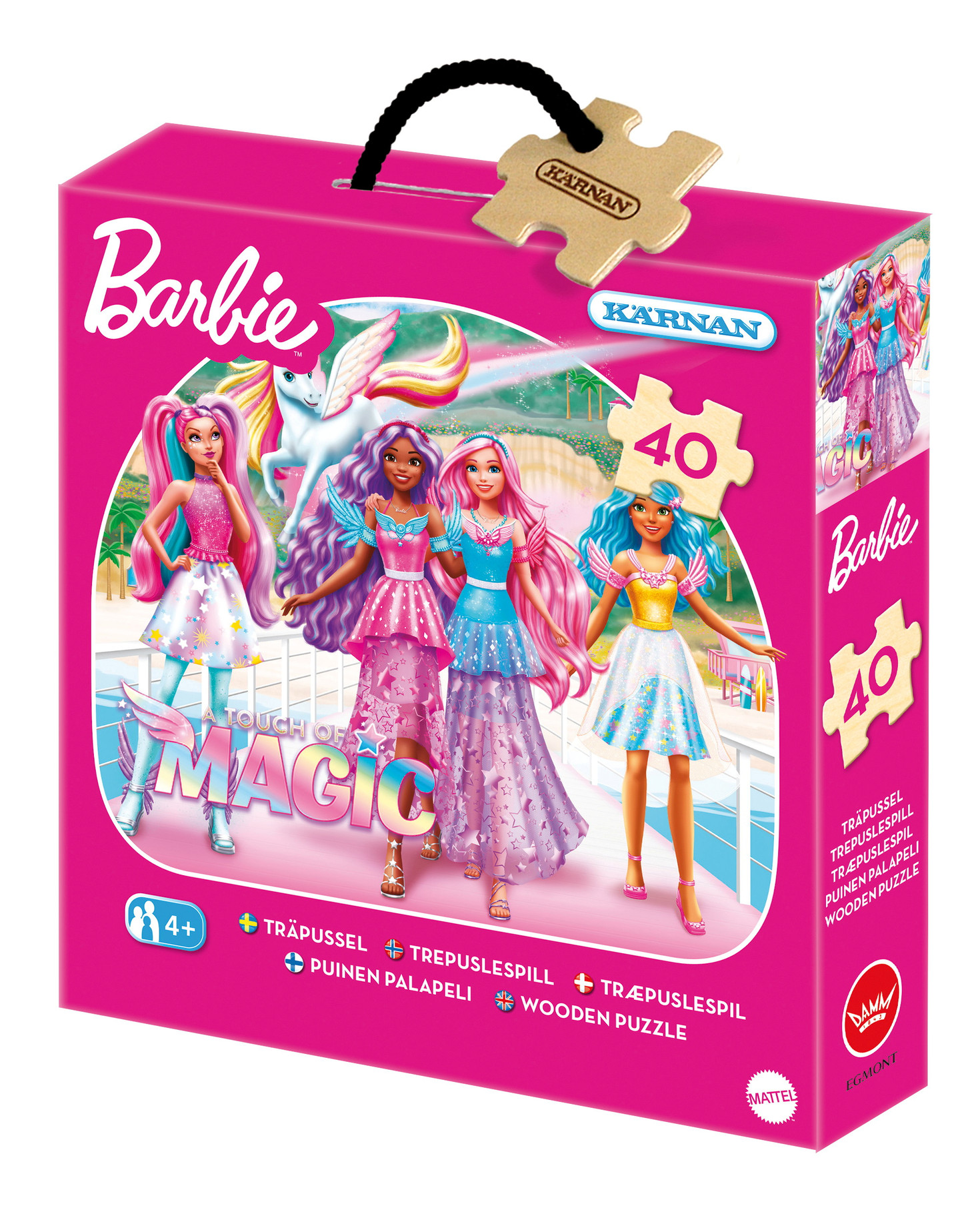 Puupalapeli Barbie 40 palaa, Kärnan
