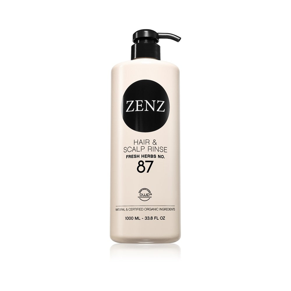 ZENZ Organic Fresh Herbs No. 87 intensiivinen hoito päänahan uudistamiseksi 1000 ml